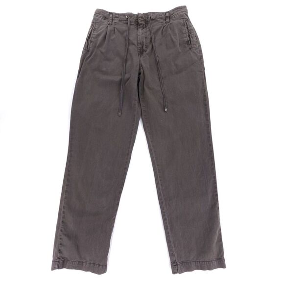 ANTHROPOLOGIE Pilcro Low Rise Chino Pant Pleated Minimalist Casual Workwear - Picture 1 of 10